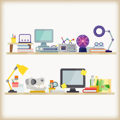 Naklejka premium creative workspace