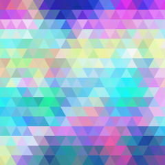 Multicolor Abstract Background Consisting of Triangles