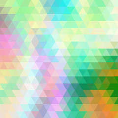 Multicolor Abstract Background Consisting of Triangles