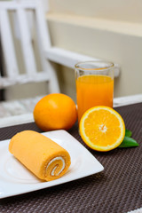 Sweet and orange juice