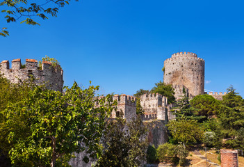 Fototapeta premium Rumeli Fortress at Istanbul Turkey