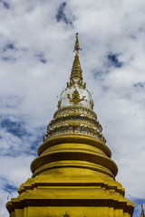 Fototapeta premium Jomsak pagoda temple at chiangrai Thailand