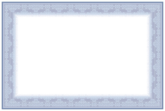Blank Horizontal certificate template