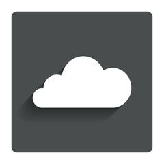 Cloud sign icon. Data storage symbol.