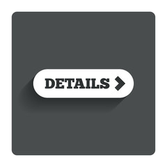 Details with arrow sign icon. More symbol.