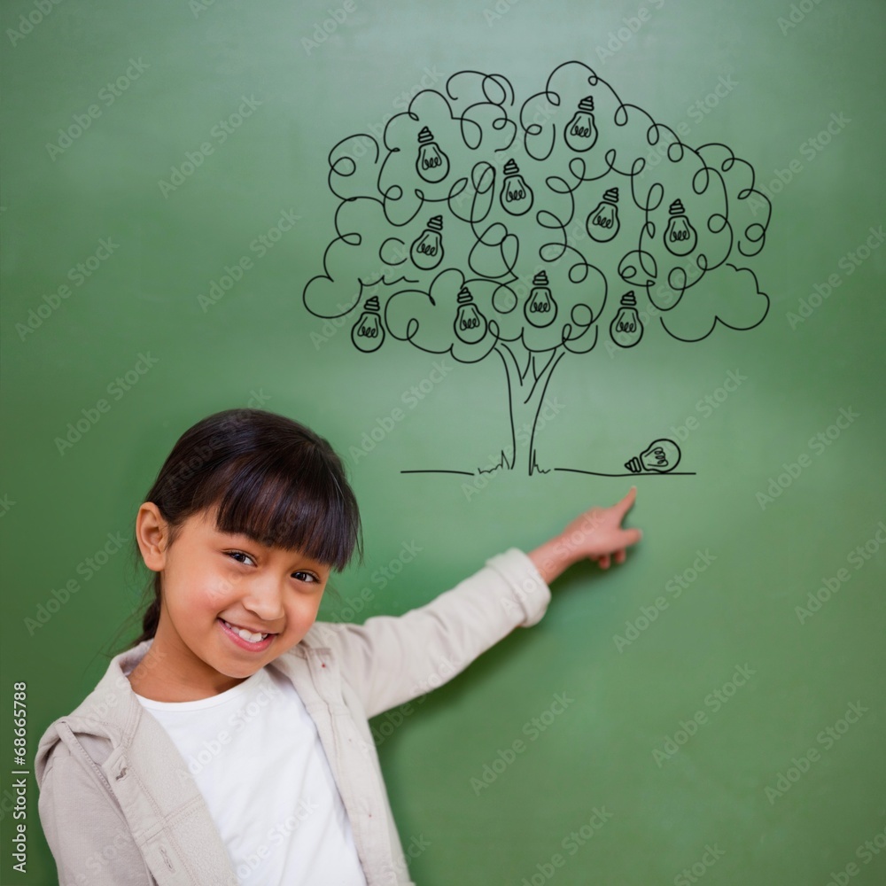 Poster Composite image of idea tree