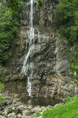 Naklejka na ściany i meble Beautiful Lush Waterfall
