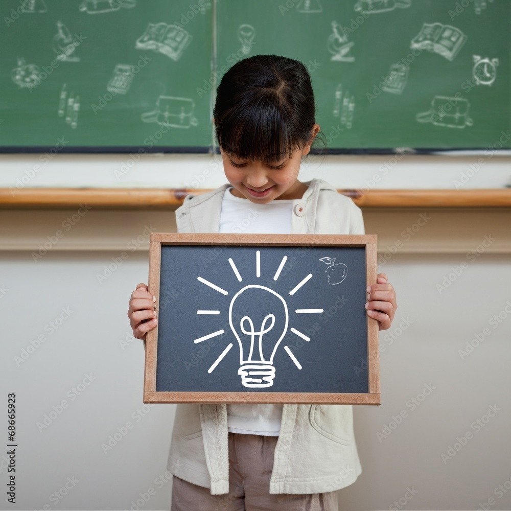 Poster composite image of idea and innovation graphic