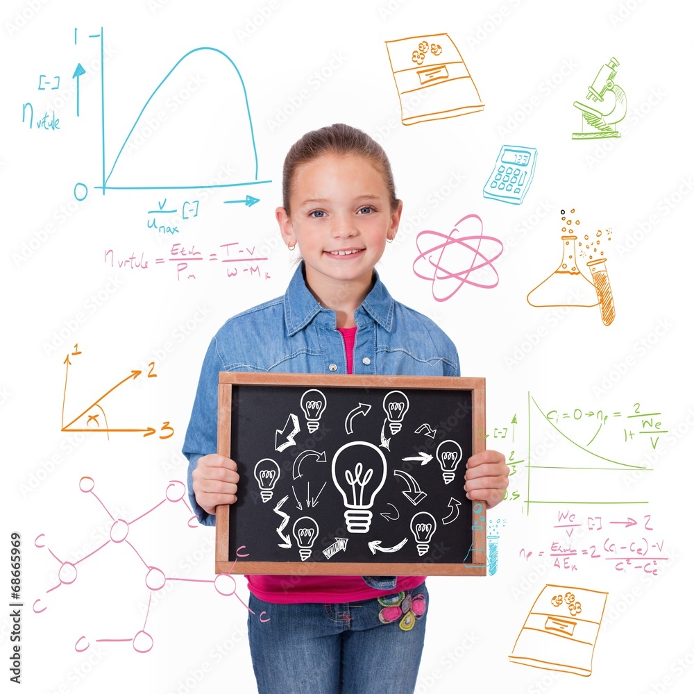 Poster composite image of idea and innovation graphic