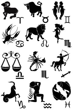 Brushes - signs of the zodiac