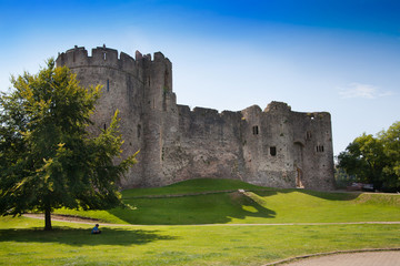 Fototapeta premium Wales, Chepstow castle 