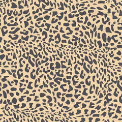 Seamless leopard fur pattern