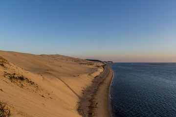 Coucher de soleil sur la Dune du Pyla