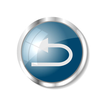 Blue web button