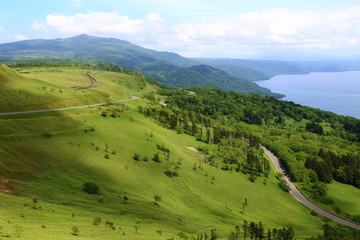 Obraz premium 美幌峠