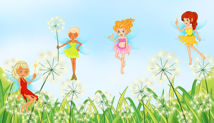 Fairies in the garden