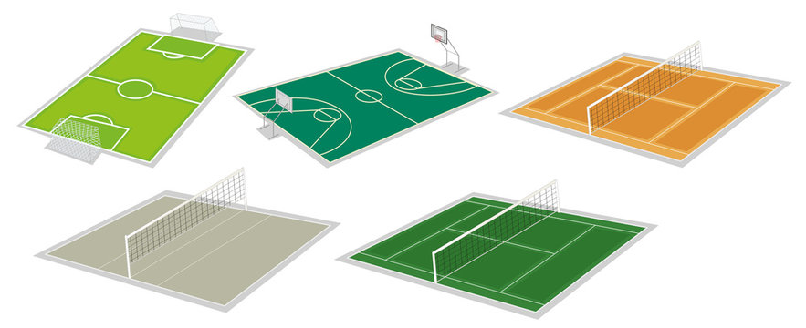 Set of courts