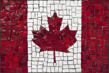 Mosaic flag of Canada