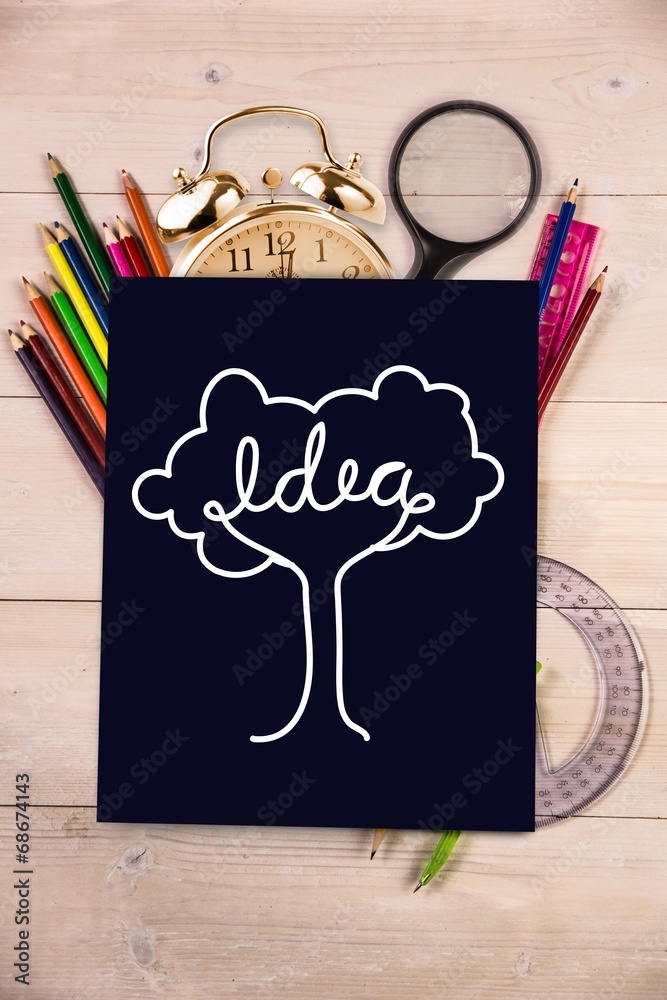 Poster Composite image of idea tree