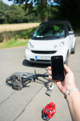 notruf bei einem unfall