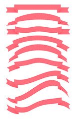 Obraz premium White Ribbons