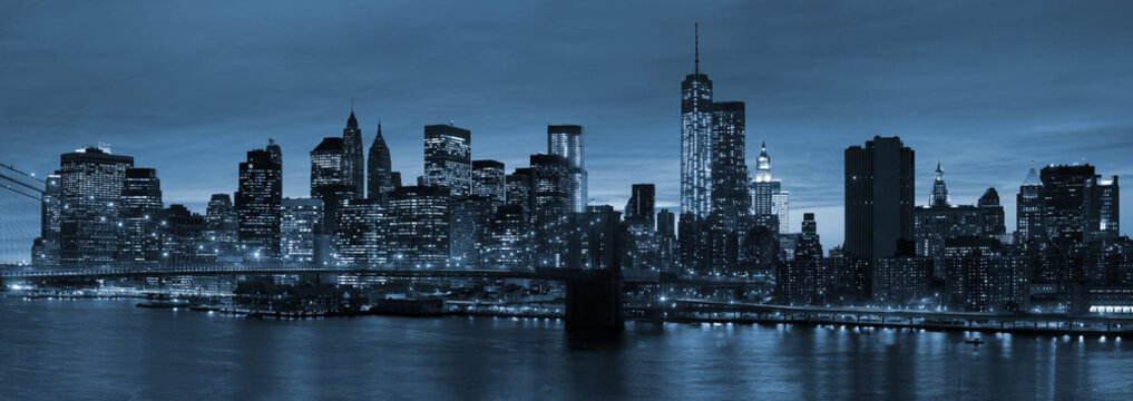 Fototapeta New York City at night