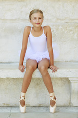 Ballet, ballerina - young and beautiful ballet dancer