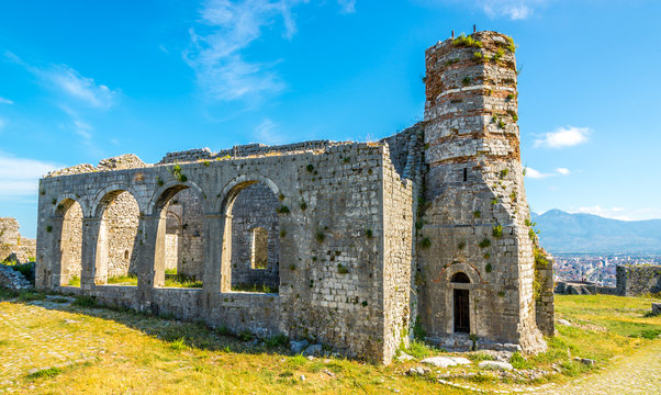 Old Church In Rozafa Castle Ruins