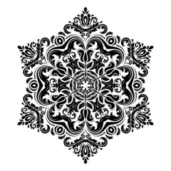 Damask Pattern. Abstract Background