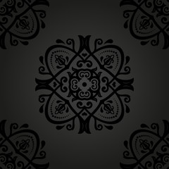 Damask Seamless Pattern. Abstract Background