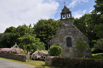 Fototapeta na wymiar Bretagne à vélo: de Roscoff à la pointe du Raz