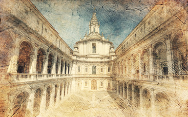 Saint Yves at La Sapienza. Rome.