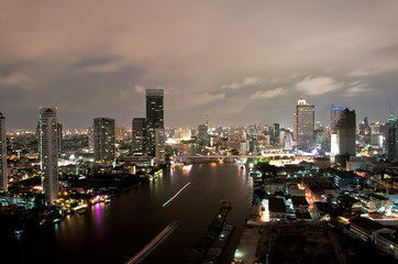 Bangkok City at night time