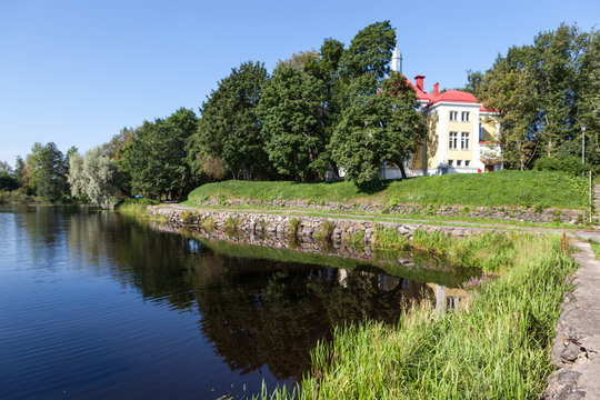 On the territory of Priozersky military sanatorium. Russia.