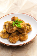 fried champignons