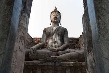 Fototapeta na wymiar Historic of Sukhothai at Thailand