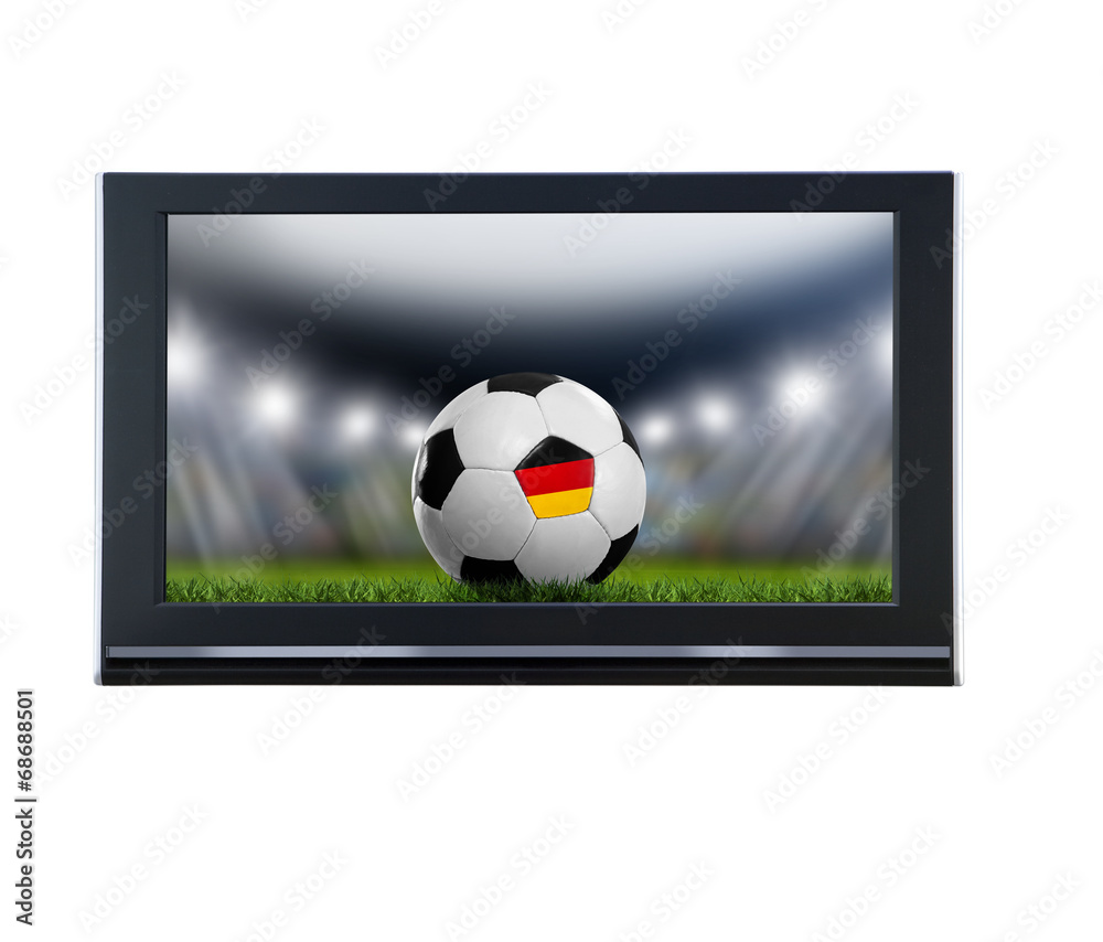 Poster Fußball im TV