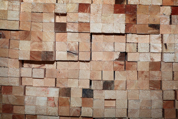 texture stack of boards, sawmill