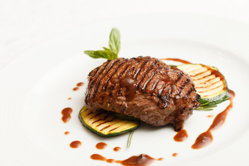 grilled steak