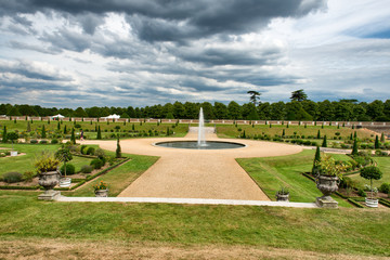 Privy Garden at Hampton Court Palace near London