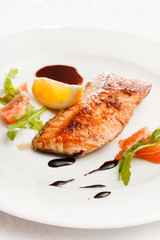 salmon steak