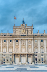Fototapeta premium The Royal Palace of Madrid, Spain.