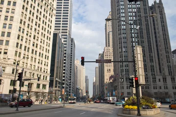 Fototapete Route 66 Straßen von Chicago  © forcdan