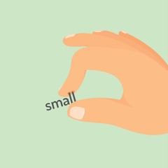 Hand holding a small world