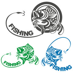 логотип рыбалка