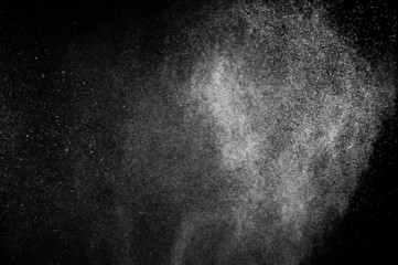 Abstract water spray