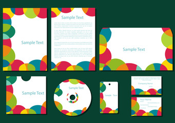 colorful business pack