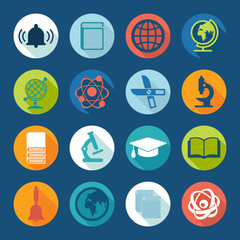Set of education icons