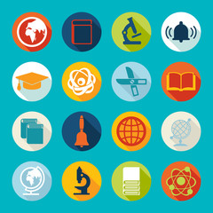 Set of education icons