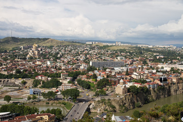 Fototapeta na wymiar Nice view of Tbilisi